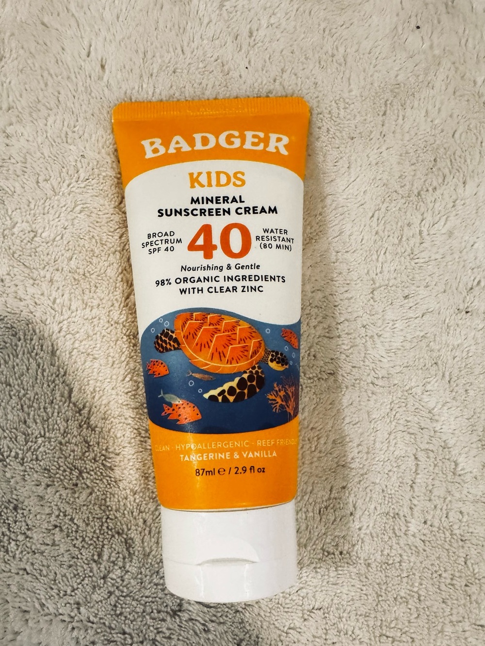 Badger Kids SPF 40 Mineral Sunscreen Cream